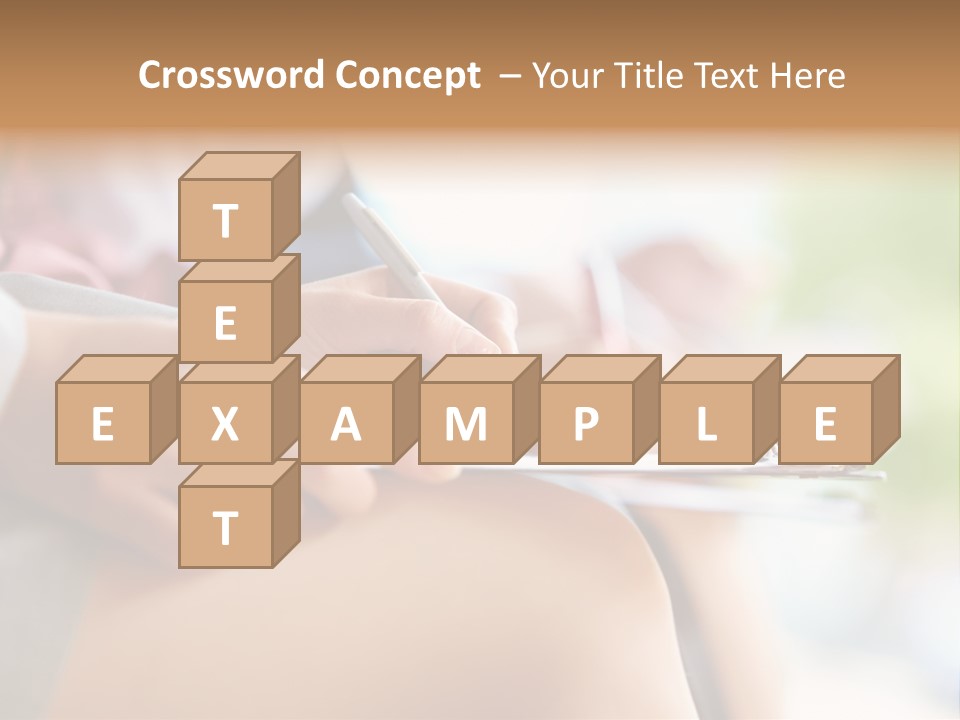 Paper Line Hands PowerPoint Template