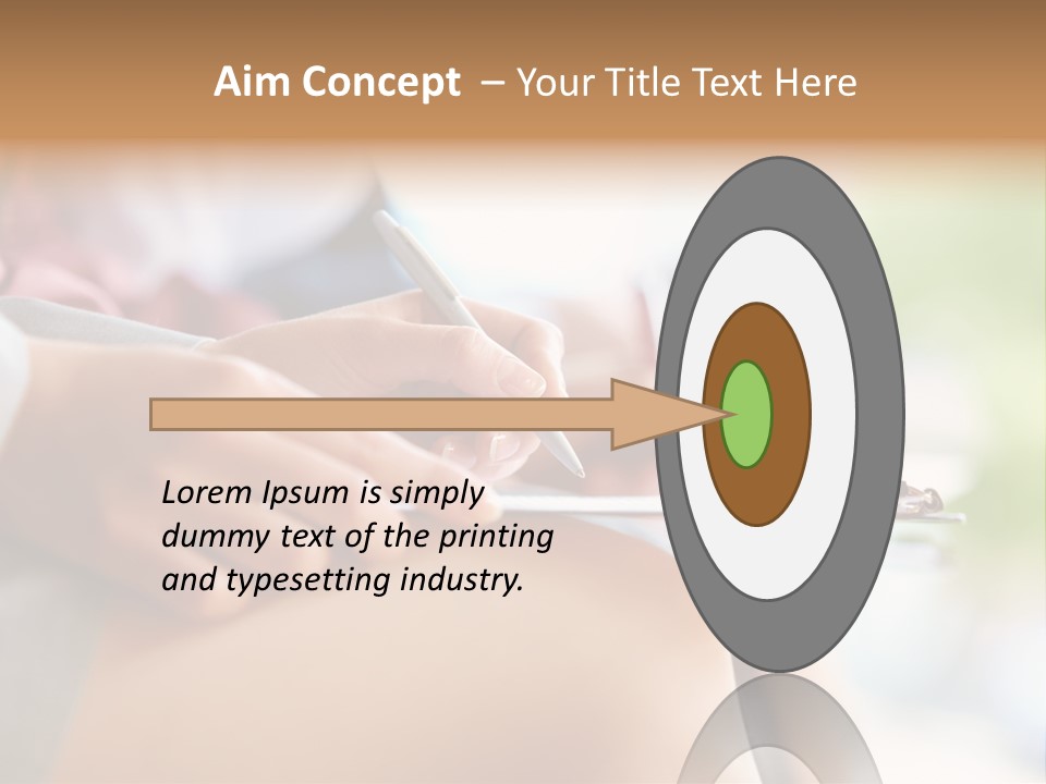 Paper Line Hands PowerPoint Template