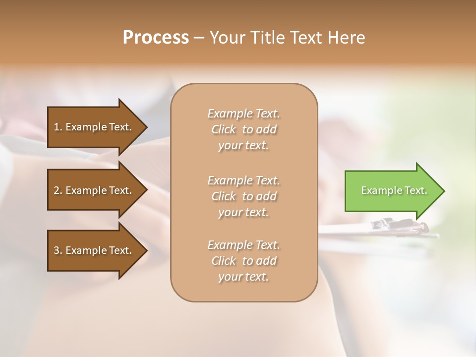Paper Line Hands PowerPoint Template