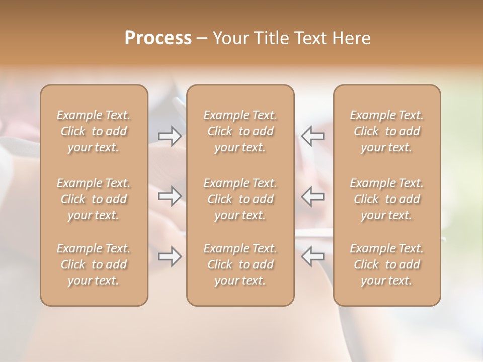 Paper Line Hands PowerPoint Template
