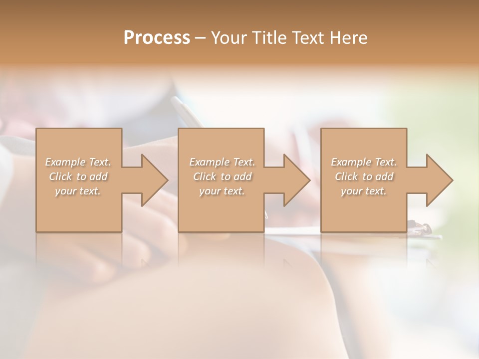 Paper Line Hands PowerPoint Template