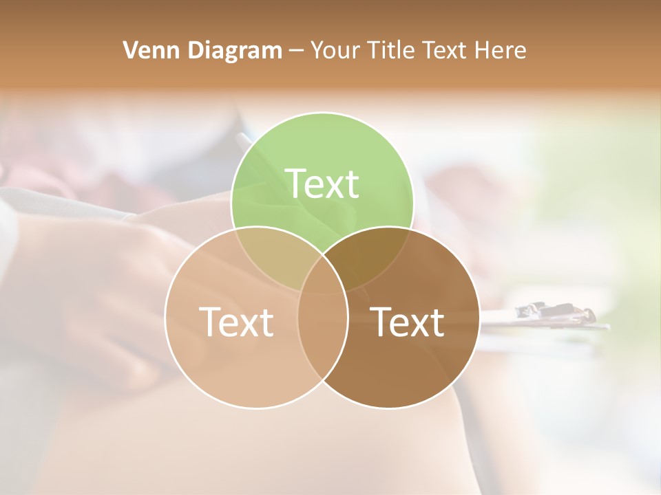Paper Line Hands PowerPoint Template