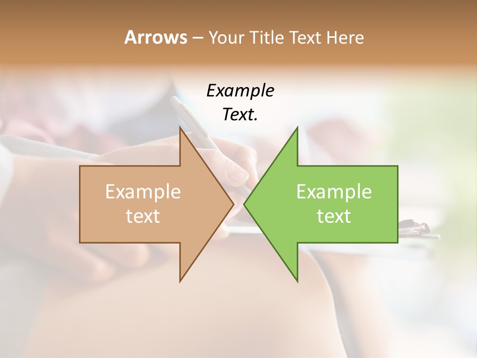 Paper Line Hands PowerPoint Template