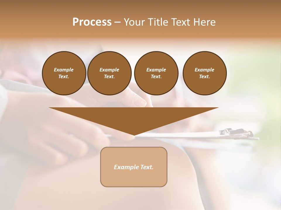 Paper Line Hands PowerPoint Template