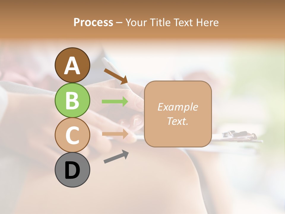 Paper Line Hands PowerPoint Template