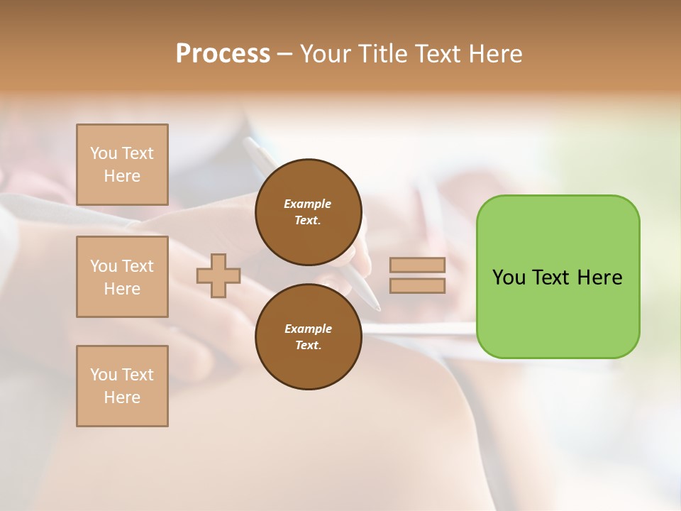 Paper Line Hands PowerPoint Template