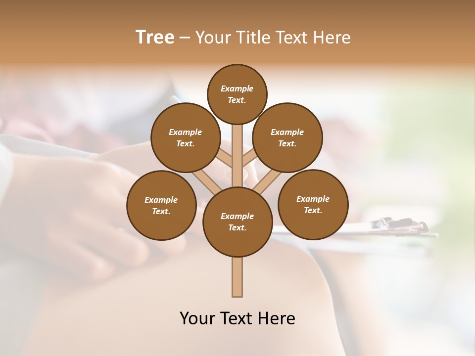 Paper Line Hands PowerPoint Template
