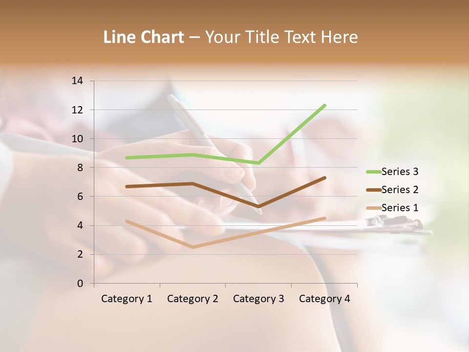Paper Line Hands PowerPoint Template