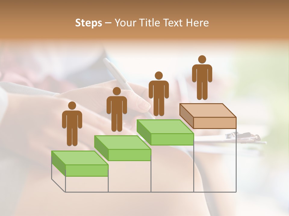 Paper Line Hands PowerPoint Template