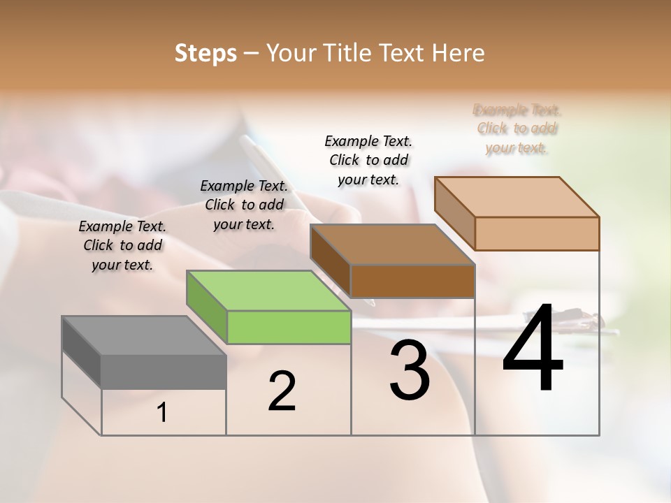 Paper Line Hands PowerPoint Template