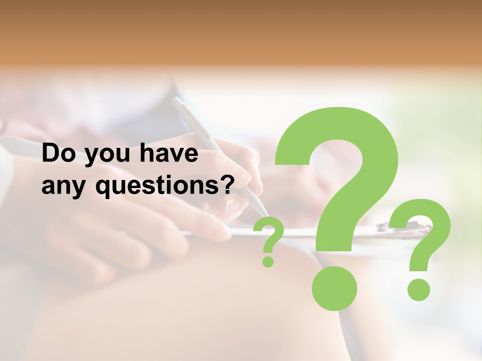 Paper Line Hands PowerPoint Template