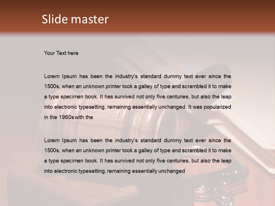 System Ruling Guilt PowerPoint Template