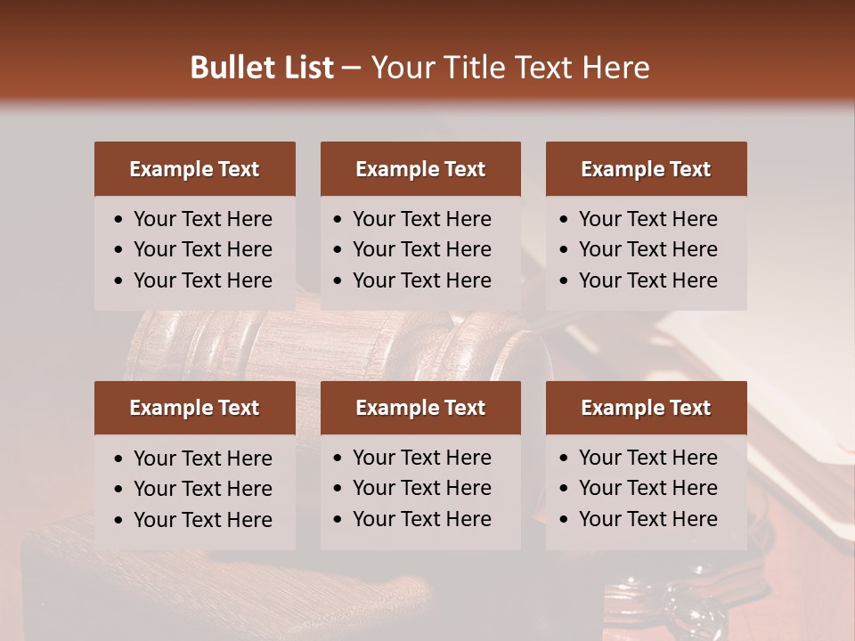 System Ruling Guilt PowerPoint Template