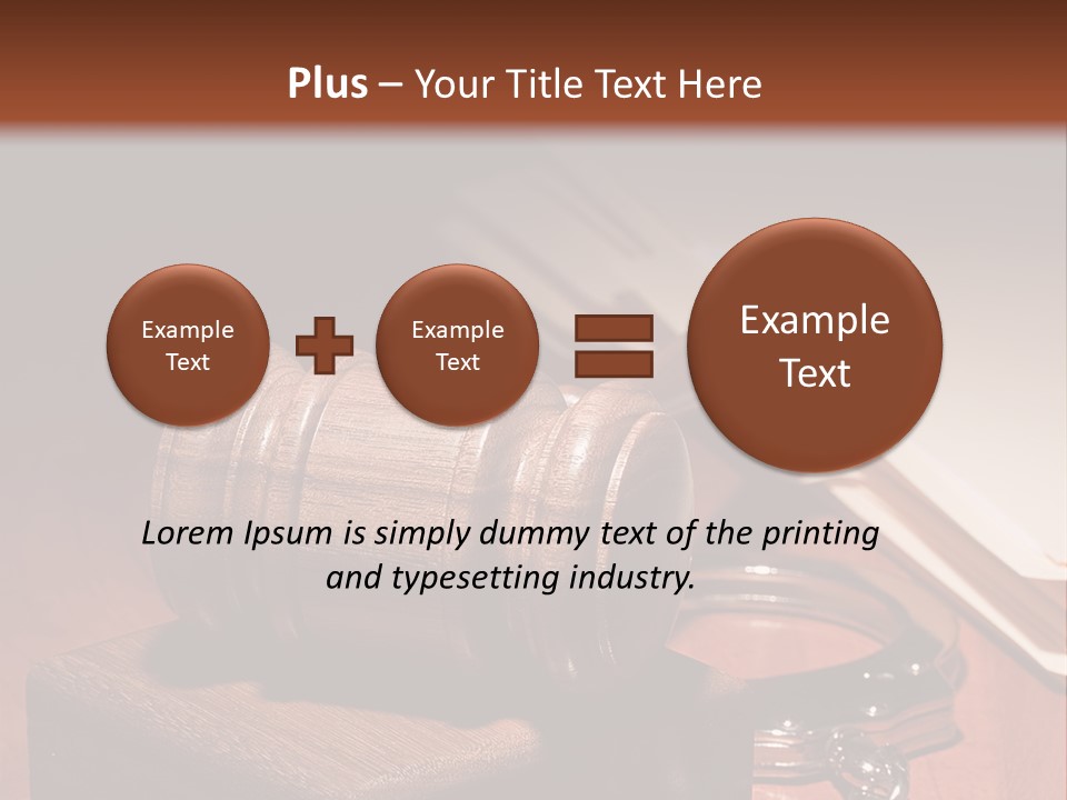 System Ruling Guilt PowerPoint Template