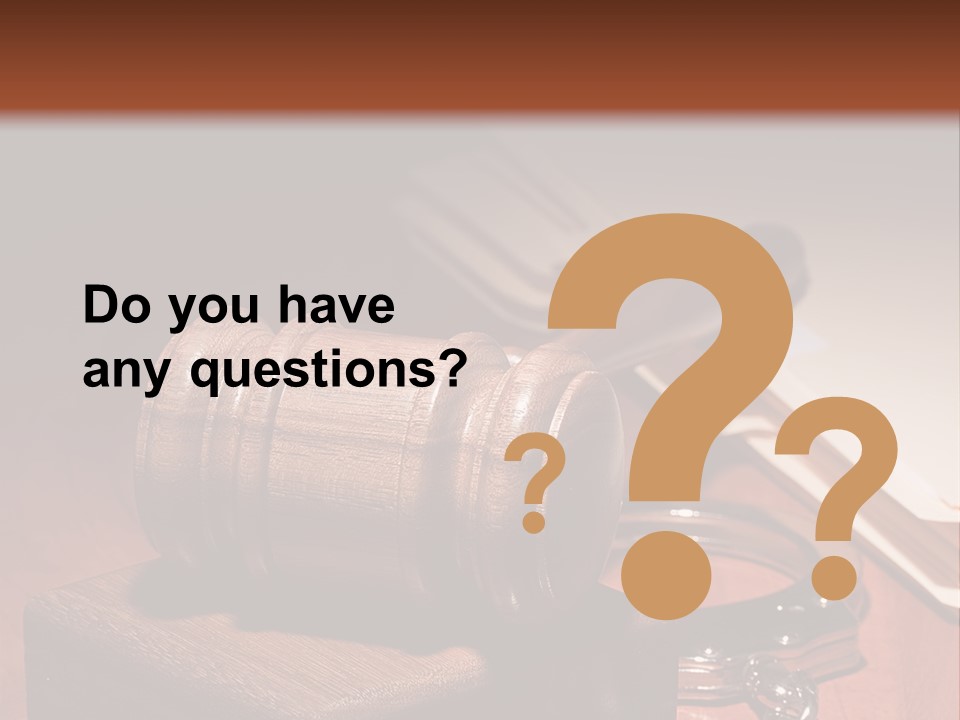 System Ruling Guilt PowerPoint Template