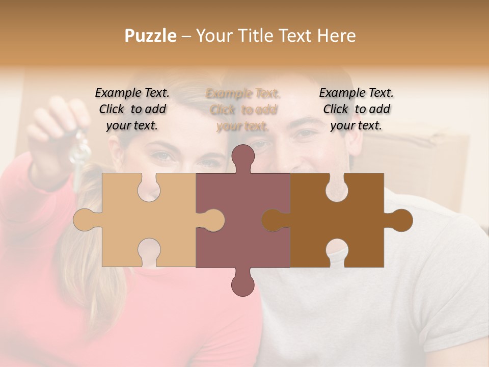 Moving Out Smiling Man PowerPoint Template