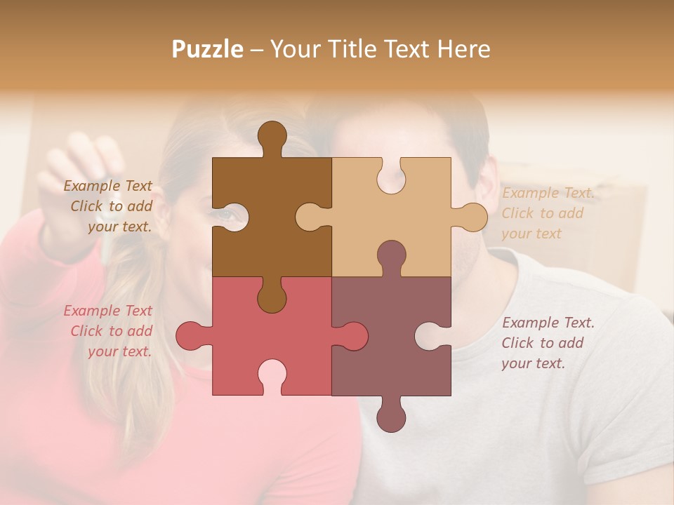 Moving Out Smiling Man PowerPoint Template
