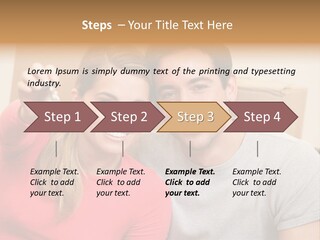 Moving Out Smiling Man PowerPoint Template