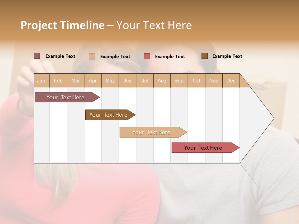 Moving Out Smiling Man PowerPoint Template