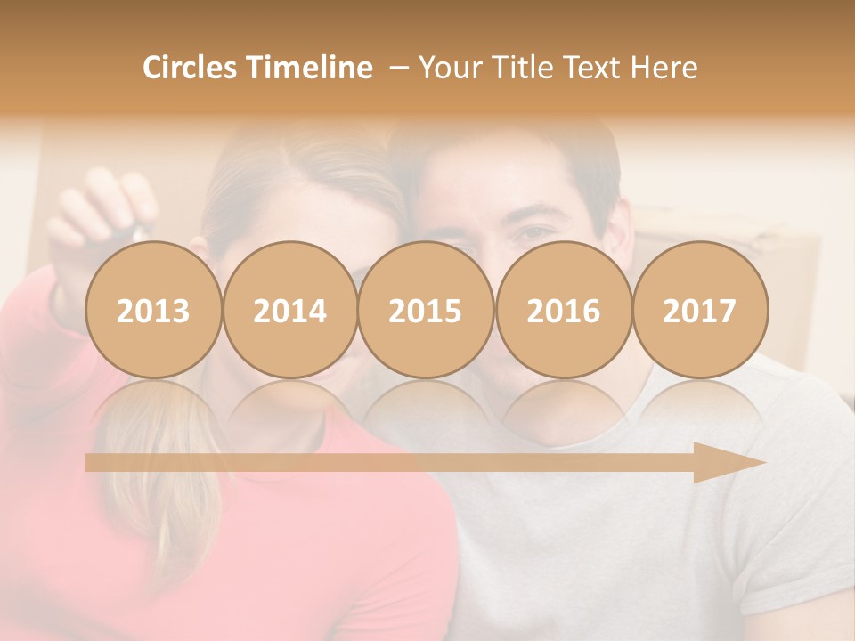 Moving Out Smiling Man PowerPoint Template