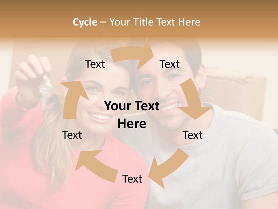 Moving Out Smiling Man PowerPoint Template