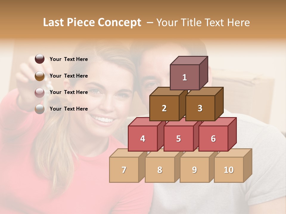 Moving Out Smiling Man PowerPoint Template