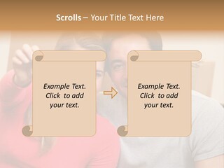 Moving Out Smiling Man PowerPoint Template