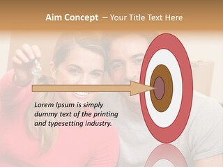 Moving Out Smiling Man PowerPoint Template