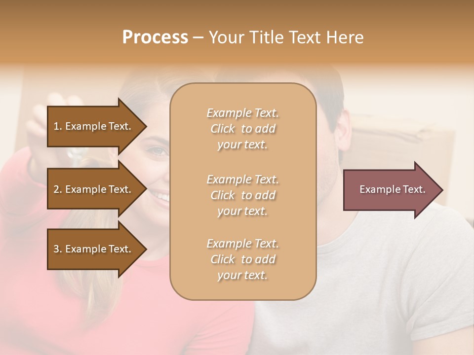 Moving Out Smiling Man PowerPoint Template