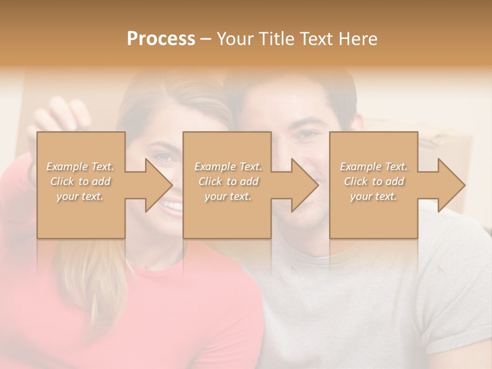 Moving Out Smiling Man PowerPoint Template