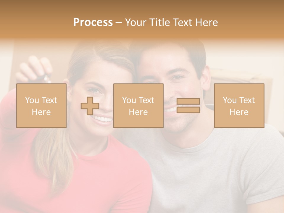 Moving Out Smiling Man PowerPoint Template