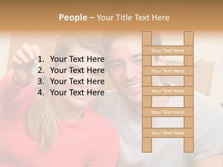 Moving Out Smiling Man PowerPoint Template