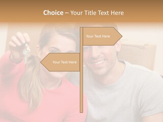 Moving Out Smiling Man PowerPoint Template