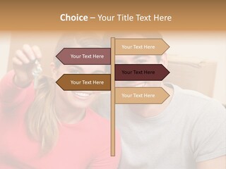 Moving Out Smiling Man PowerPoint Template