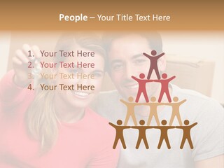 Moving Out Smiling Man PowerPoint Template