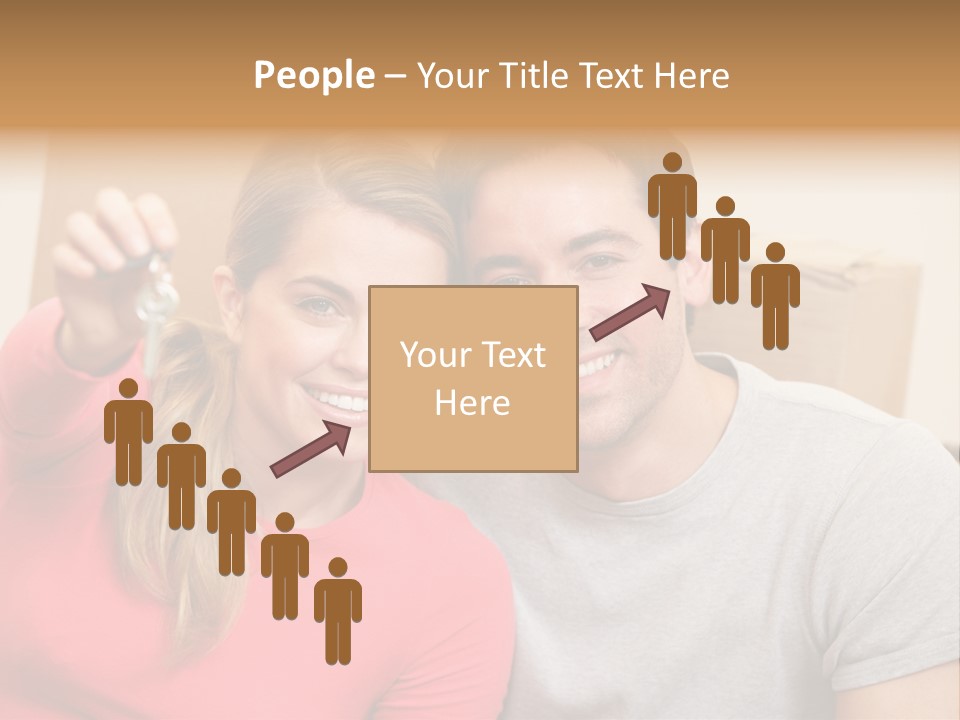 Moving Out Smiling Man PowerPoint Template