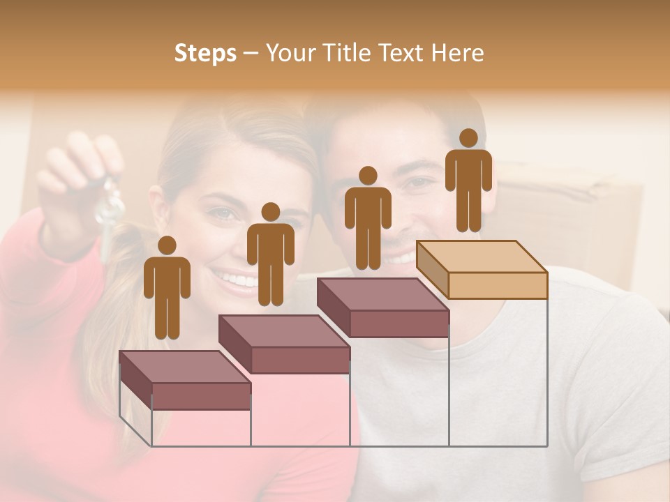 Moving Out Smiling Man PowerPoint Template