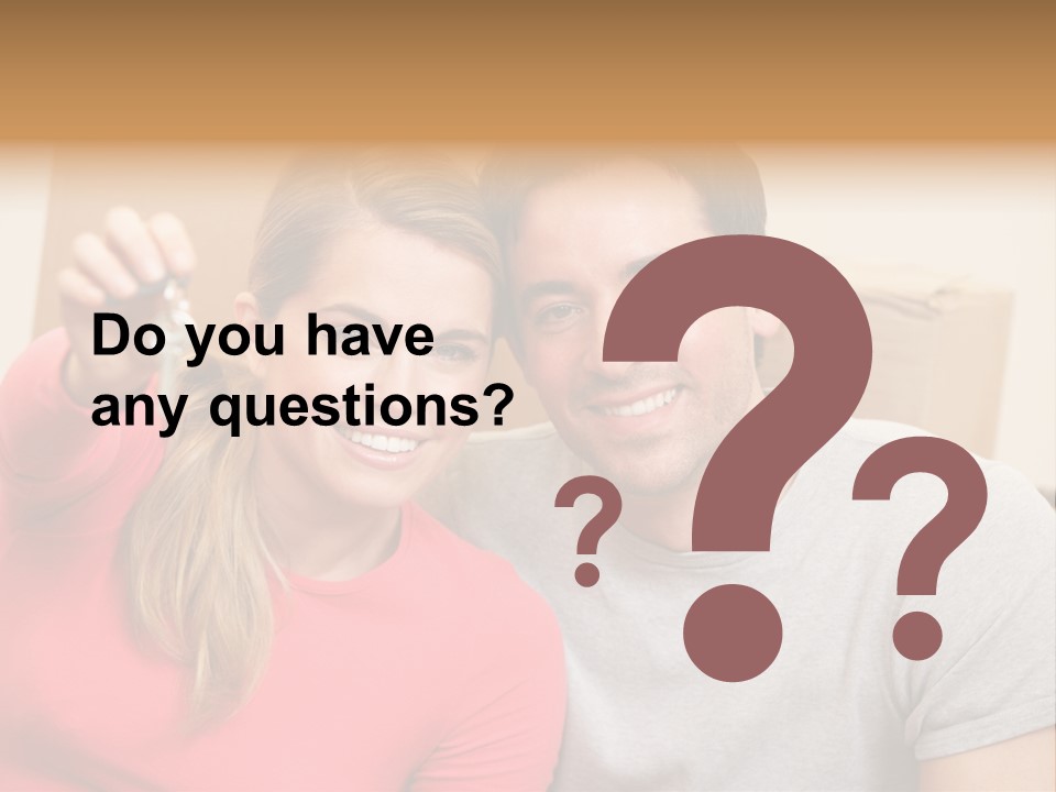 Moving Out Smiling Man PowerPoint Template