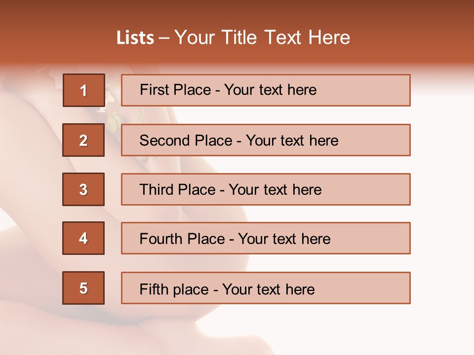 Beauty Skin Flora PowerPoint Template