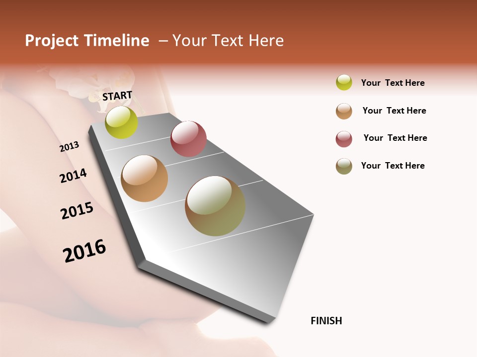 Beauty Skin Flora PowerPoint Template