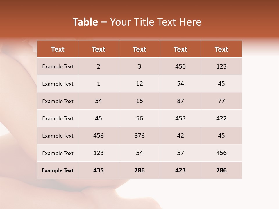 Beauty Skin Flora PowerPoint Template