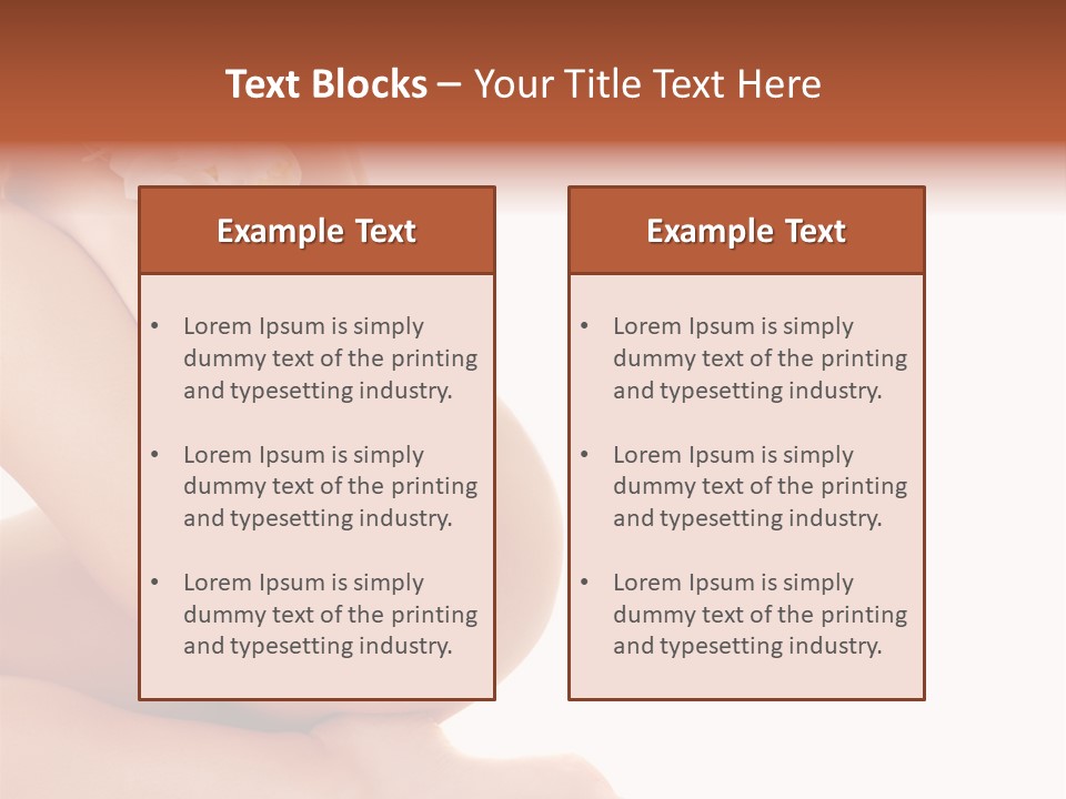 Beauty Skin Flora PowerPoint Template