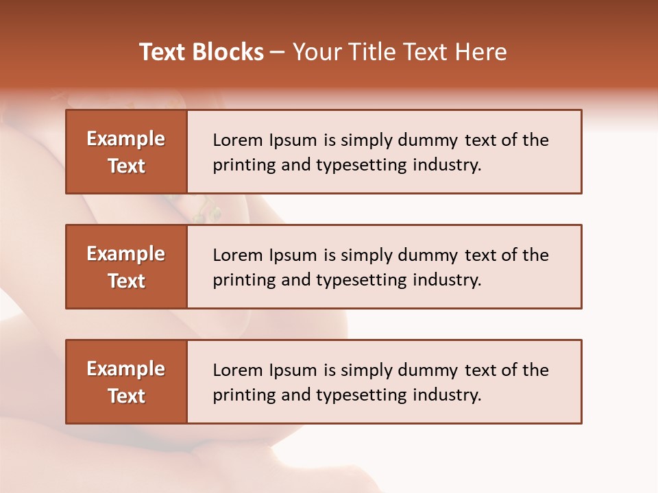 Beauty Skin Flora PowerPoint Template