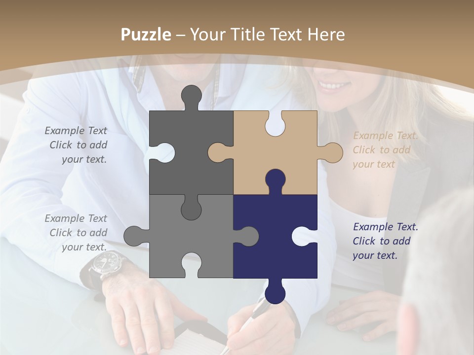 Couple Signature Home PowerPoint Template