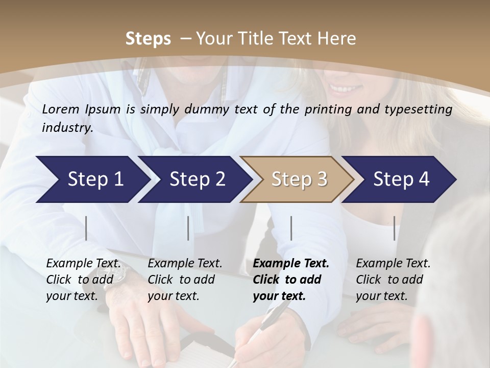 Couple Signature Home PowerPoint Template