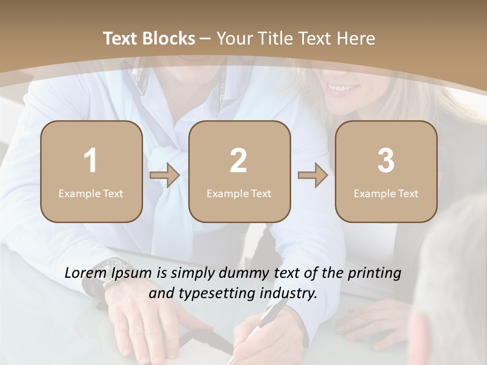 Couple Signature Home PowerPoint Template
