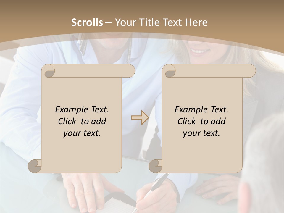 Couple Signature Home PowerPoint Template