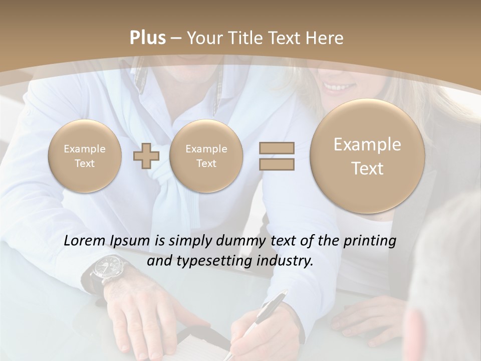 Couple Signature Home PowerPoint Template