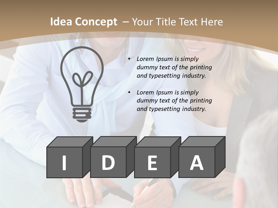 Couple Signature Home PowerPoint Template