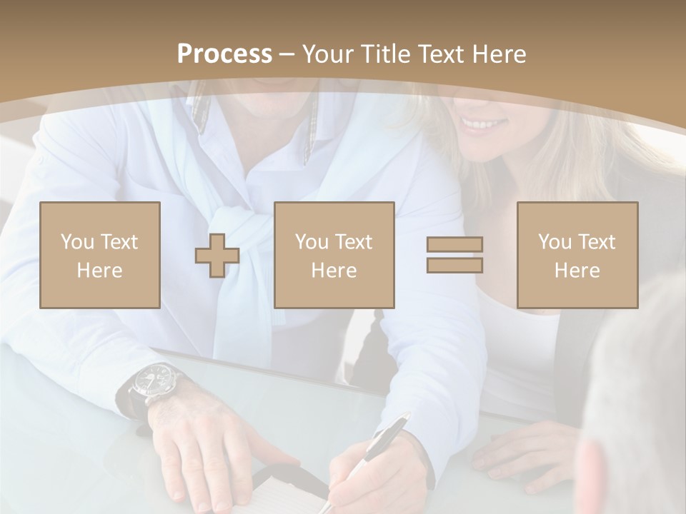 Couple Signature Home PowerPoint Template